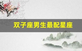 双子座男生最配星座(双子座男生最佳配对星座)