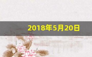 2018年5月20日(2018年5月20日到今天多少天)