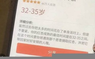 最佳结婚年龄测试(结婚年纪测算)